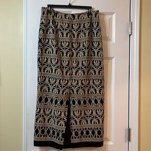 Talbots pure silk long skirt
